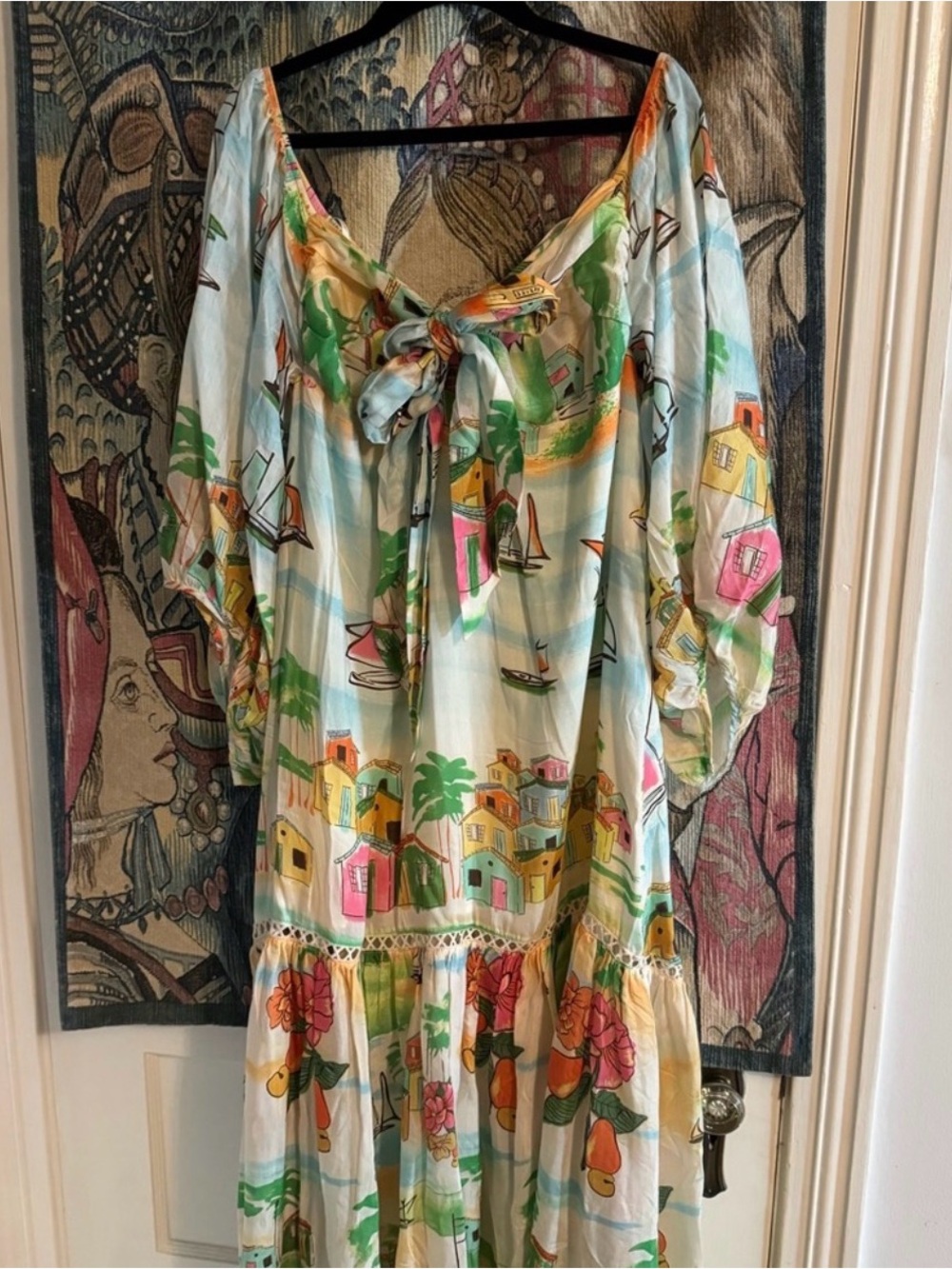 Farm Rio Leilani Off-The-Shoulder Maxi Dress - Picture 2 of 6